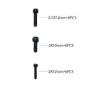 Rlaarlo Cap Head Hex Machine Screw Set - Part Number R10099