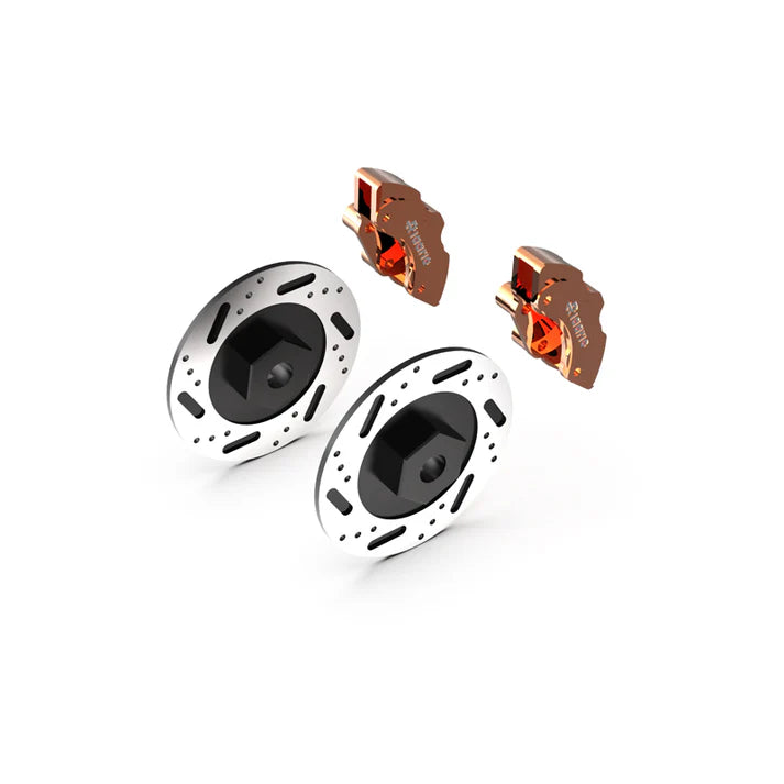 Calipers Rrl Local Rlaarlo Brake Disk and Caliper Set (Orange) for 1:10 On-Road Cars - Pa