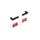 Rlaarlo Red Alloy and Carbon Battery Mount for AK Series - Part Number R10123