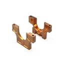 Rlaarlo Orange Alloy Gearbox Support for AK Series - Part Number R10147