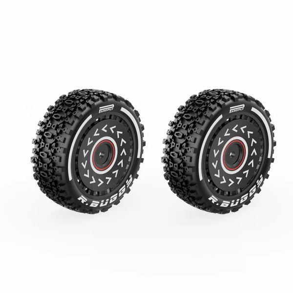 Rlaarlo X12S Blue Front Tyre & Wheel Set (Glued) - Part Number R16109