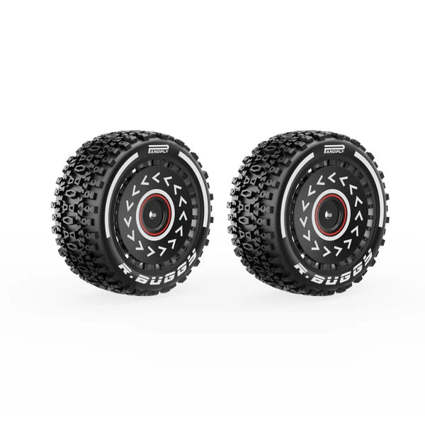 Rlaarlo X12S Blue Rear Tyre & Wheel Set (Glued) - Part Number R16112