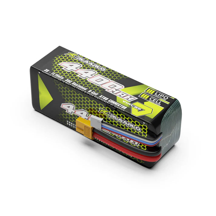 Rlaarlo Large Capacity 11.1v 3S 4400mAh LiPo Battery - Part Number RE0