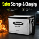 Rlaarlo Fireproof Battery Storage Pouch for LiPo Batteries Large - Part Number RX018