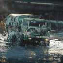 Rlaarlo HongYan HY6 6x6 Brushless Military Crawler Truck  - Jungle Edition