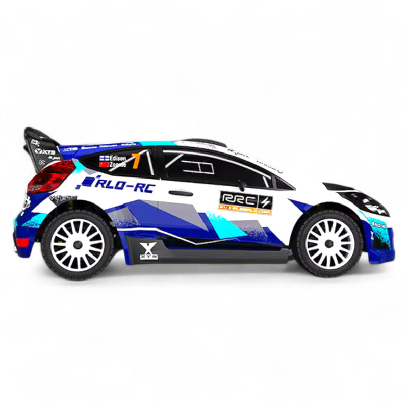 Rlaarlo XTS F10 Carbon Brushless 1:10 Scale Rally Car - White (3S LiPo Version)