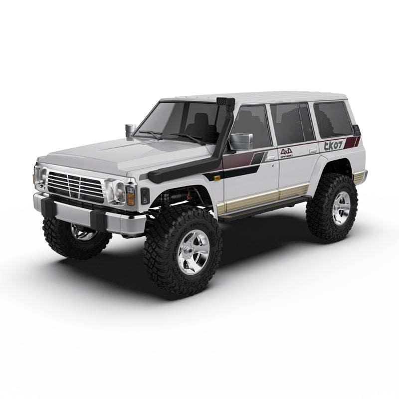 Rlaarlo TK07 PRO Brushless 1:7 Scale Crawler Truck - White (2S-4S LiPo Version)