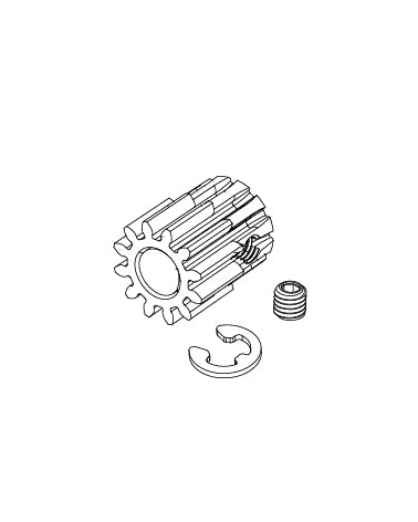 MJX Hyper Go 7303 Replacement Motor Pinion Gear - Part Number XC10392B