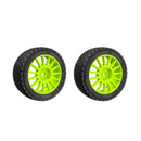 Rlaarlo XTS F10 Replacement Green/Yellow Wheels 2 Pack - Part Number XTS-032