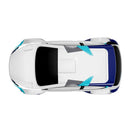 Rlaarlo XTS F10 White Ford Focus Body Shell with Stickers - Part Number XTS-079