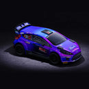 Rlaarlo XTS F10 Purple Ford Focus Body Shell with Stickers - Part Number XTS-080