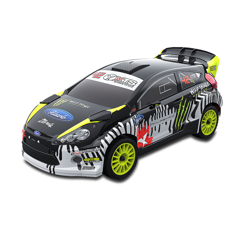 Rlaarlo XTS F10 Metal RC Rally Car 1:10 Scale - Black
