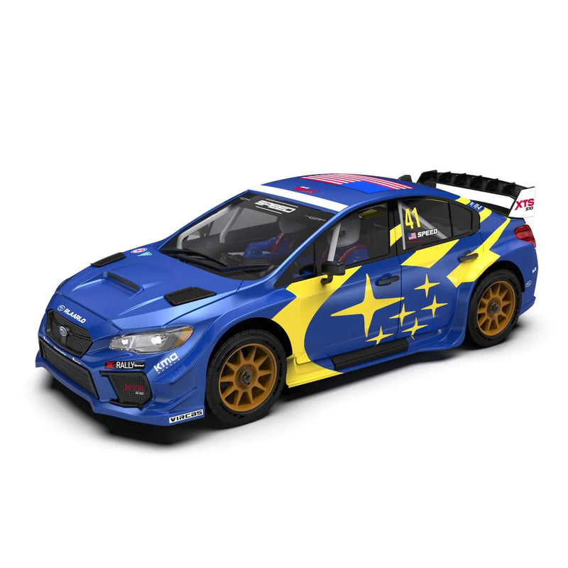 Rlaarlo XTS S10 Carbon Brushless 1:10 Scale Rally Car - Blue Subaru (3S LiPo Version)
