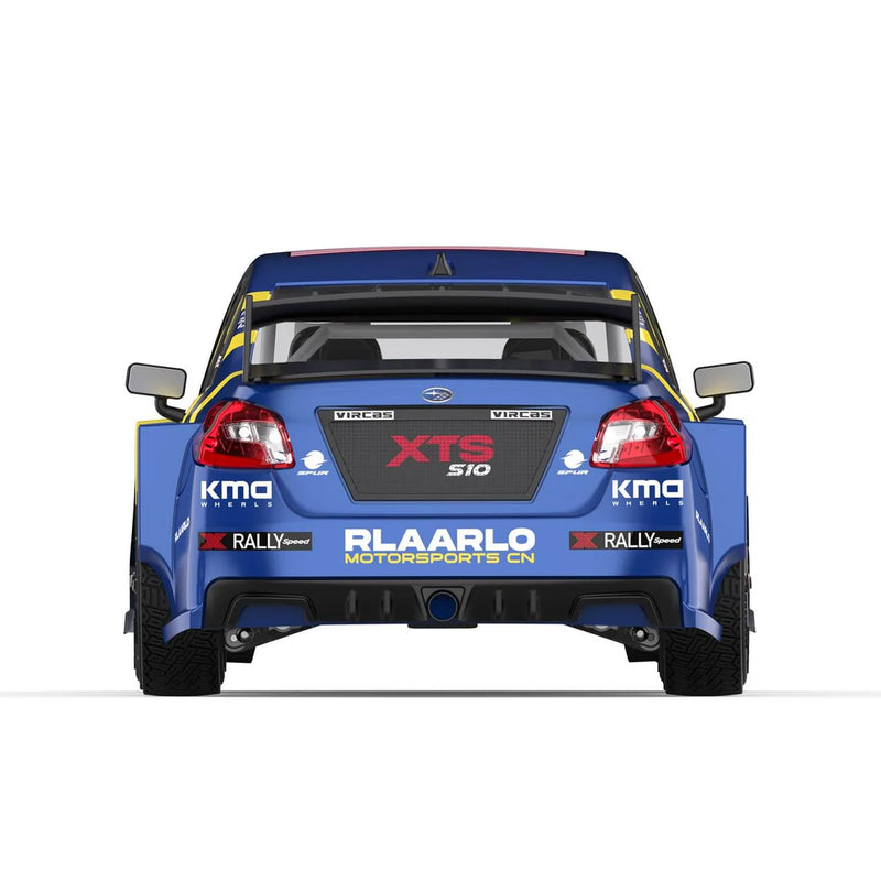 Rlaarlo XTS S10 Carbon Brushless 1:10 Scale Rally Car - Blue Subaru (3S LiPo Version)