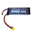 4S 14.8V 5000 mAh LiPo Rechargeable Battery Pack with XT60, Deans & EC3 Plugs