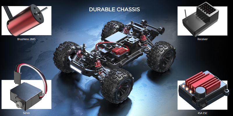 MJX Hyper Go 16208 Brushless LiPo Powered 3S Truck