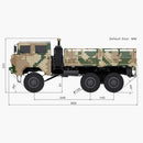 Rlaarlo HongYan HY6 6x6 Brushless Military Crawler Truck  - Jungle Edition