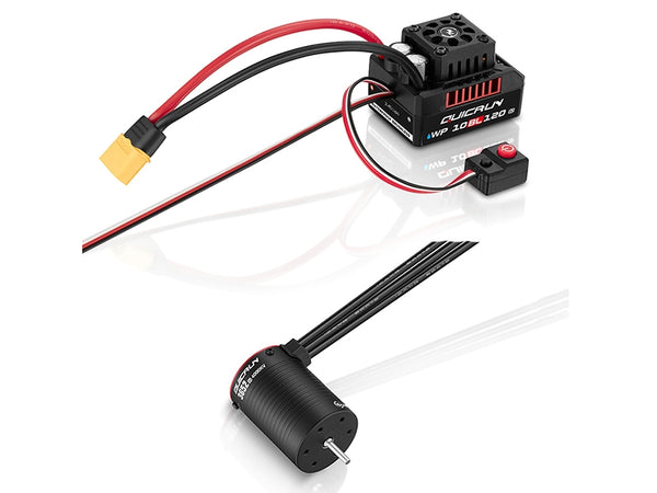 Hobbywing QUICRUN Combo WP 10BL120 G2 and 3652SL 4000kV G2 Motor