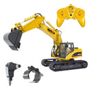 Huina 1535-1 Remoted Controlled 1:14 Scale Excavator With Attachments