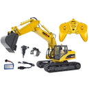 Huina 1535-1 Remoted Controlled 1:14 Scale Excavator With Attachments