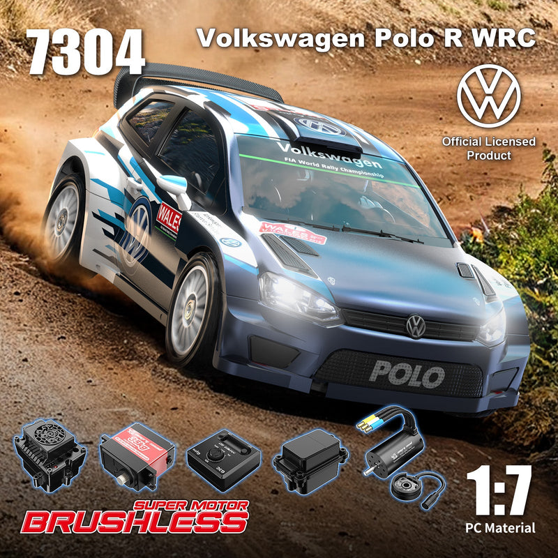 MJX 7304 Hyper GO VW Polo Brushless LiPo 4S Drift Rally Car