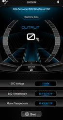 a picture of the mjx h8h mobile application used for real time configuration