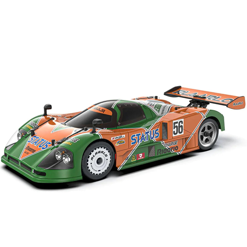 Rlaarlo AK-787 Carbon Brushless 1:10 Scale Race Car - Orange (2S/3S LiPo Version)