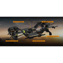 Rlaarlo JK07 PRO Brushless 1:7 Scale Crawler Truck - Orange (2S & 3S LiPo Version)