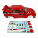 HNR Foxhound 9804 Red Polycarbonate Complete Body Shell - Part Number H98349-2
