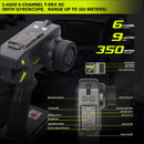 Rlaarlo XTS S10 Carbon Brushless 1:10 Scale Rally Car - Blue Subaru (3S LiPo Version)