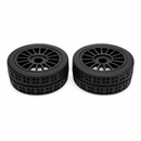 MJX Hyper Go 7303 7304 Black On-Road Wheels & Tyres (2 Pack) - Part Number P73300B