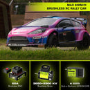 Rlaarlo XTS F10 Carbon Brushless 1:10 Scale Rally Car - Purple (3S LiPo Version)