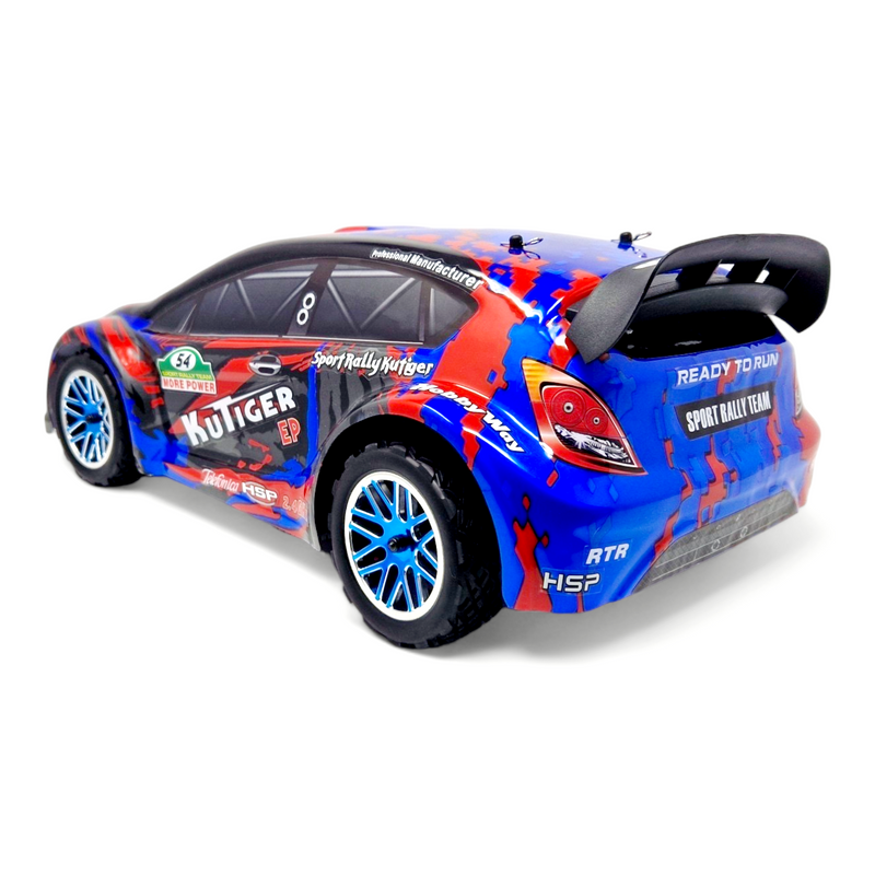 HSP Kutiger Nitro Powered 1:10th Scale Rally Car (Pro Model - 2 Speed Gearbox)