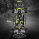 Rlaarlo XTS S10 Carbon Brushless 1:10 Scale Rally Car - Blue Subaru (3S LiPo Version)