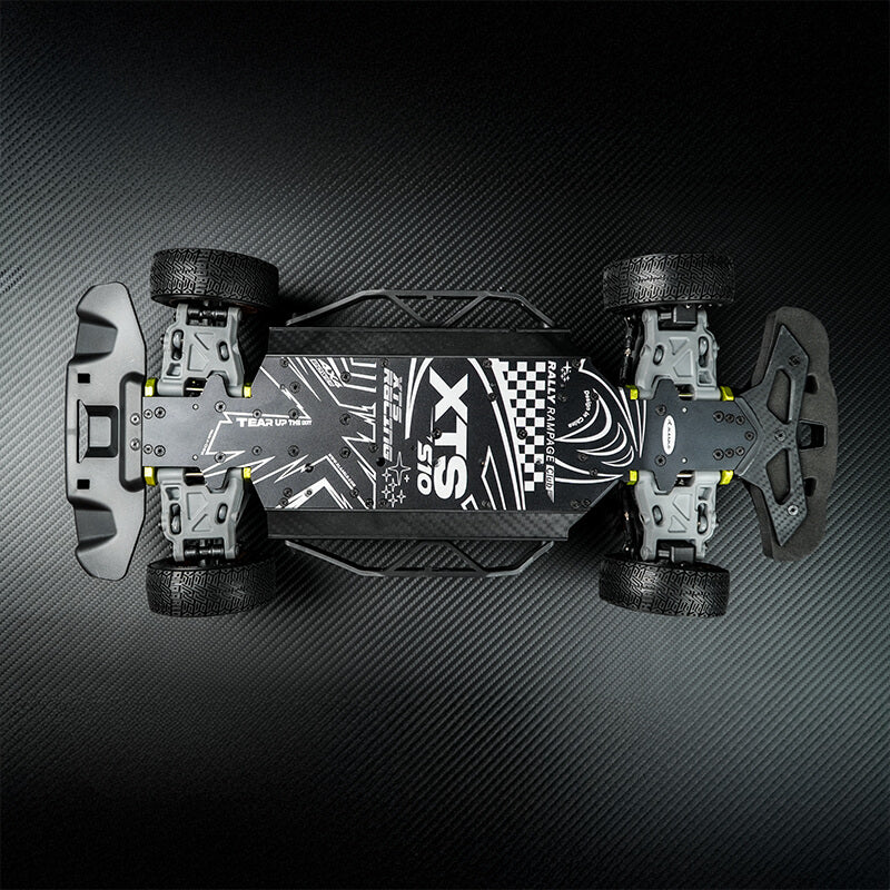 Rlaarlo XTS S10 Carbon Brushless 1:10 Scale Rally Car - Blue Subaru (3S LiPo Version)