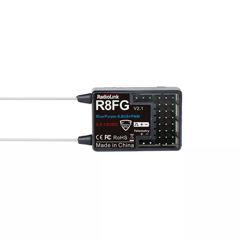 RadioLink RC8X (Gyro) 2.4GHz 8 Channel LCD Touch Screen Transmitter & Receiver Set