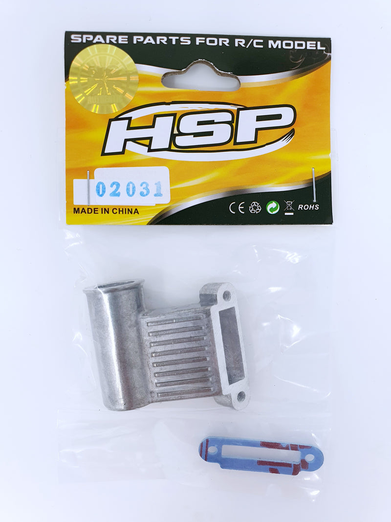 HSP Exhaust Manifold  | Hsp Engine Exhaust | SERIOUS-RC
