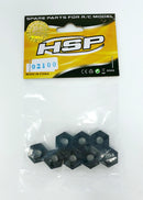 HSP Wheel Hex Mounts 12MM (8 Pack) - Part Number 02100