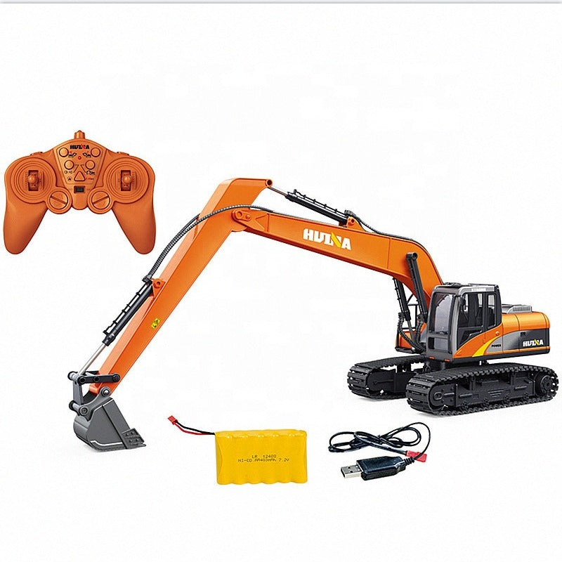 Huina 1551 1 14 Scale Remoted Controlled Excavator with Longer Extende
