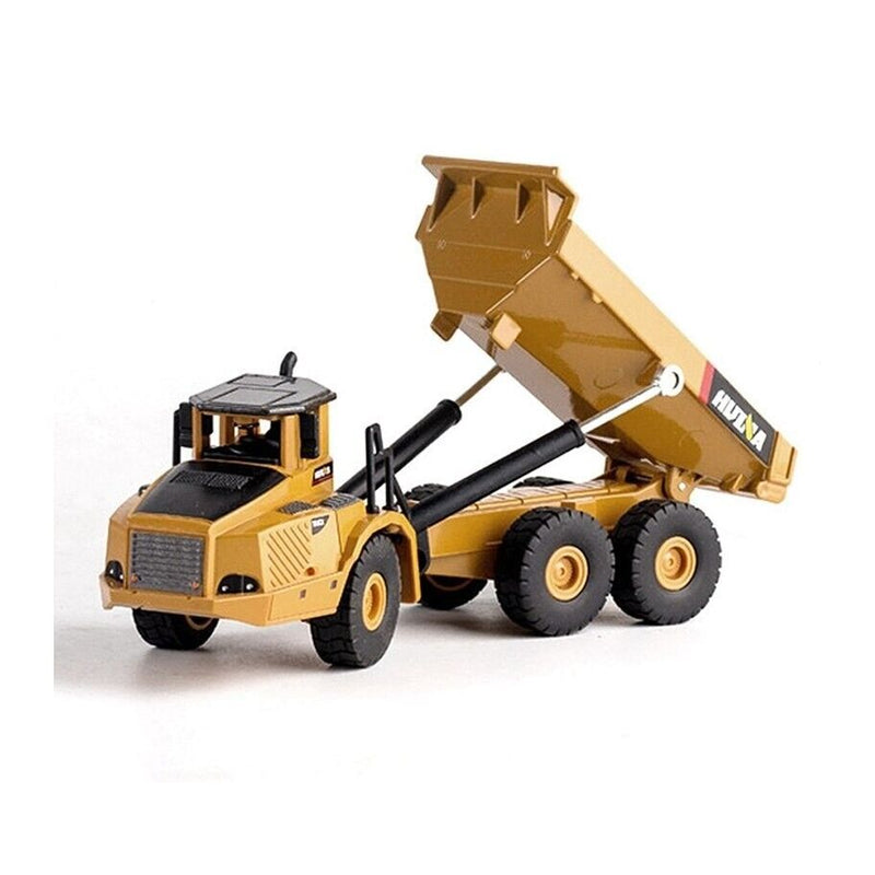 Huina Metal Dumper Truck Model 1:50 Alloy Engineering Construction Vehicle 1712