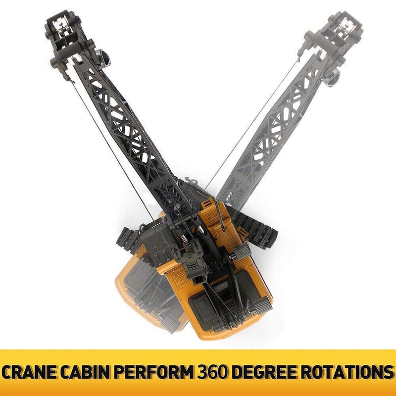 Huina Alloy Crane Truck 1:50 Diecast Hoist Truck Construction Model Toy 1720
