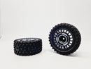 MJX Hyper Go Buggy 16207  Wheels with Tires (Glued) - Part Number 16300C
