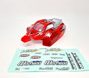 HSP Off Road Nitro RC 1/10 Buggy Body Shell Flame 06027 66001