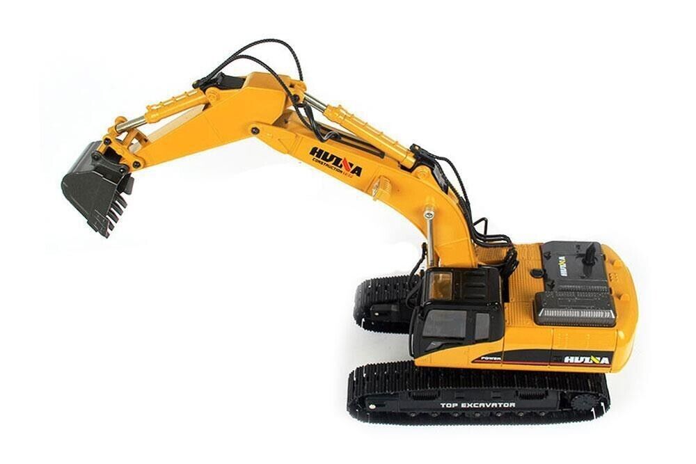 HuiNa Full Metal RC Excavator Digger V4 23Ch 2.4Ghz All Metal 1 14 M