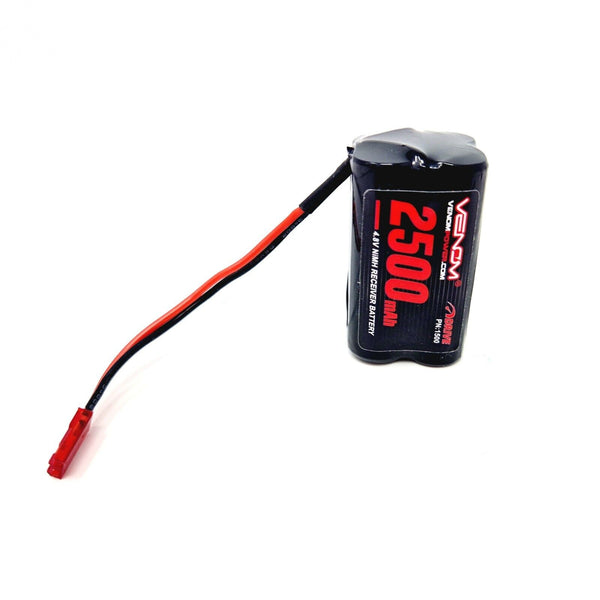 RC Car 4.8V 2500 mAh NiMH AA Rechargeable Receiver Battery Pack for Nitro RC Car
