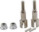 HBX Ravage / FTX Tracer Metal Rear Wheel Shafts, Pins & Nuts x2 - Part Number M16107