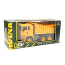 Huina 1337 RC Dump Truck 1/18 Scale Remote Controlled Digger Tipper with Lights