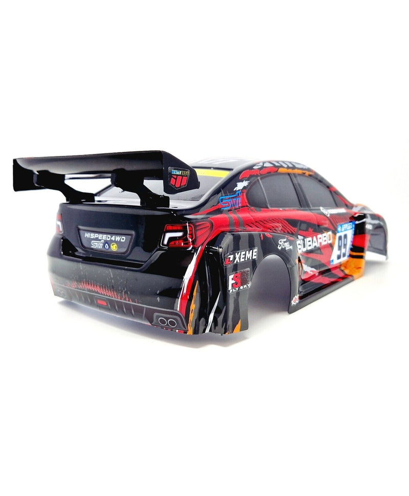 RC Car Body Shell HSP / Maverick Strada 1/10 Scale Body Shell Pre-Painted Subaru STI