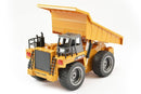 Huina 1540 RC Dump Truck 1/18 Scale Remote Controlled Digger Tipper Metal Cab