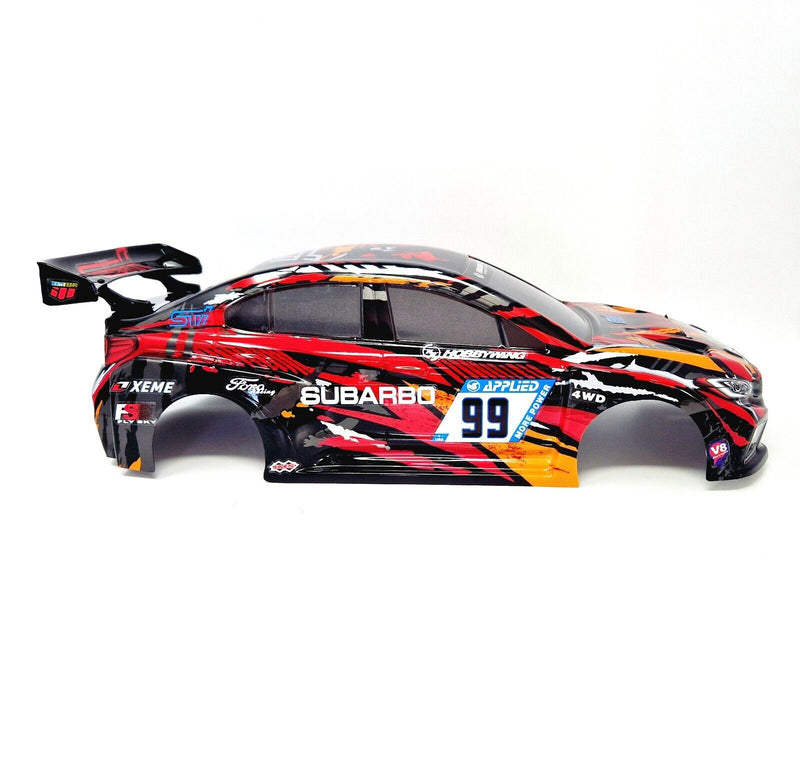 RC Car Body Shell HSP / Maverick Strada 1/10 Scale Body Shell Pre-Painted Subaru STI